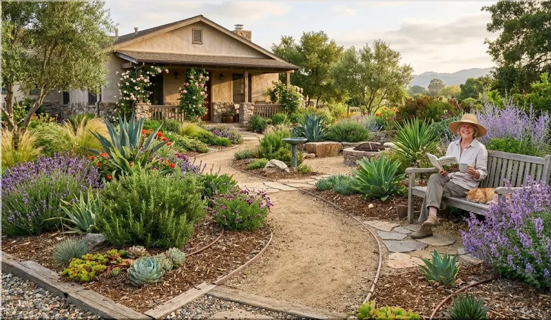 Beautiful Low-Water Garden