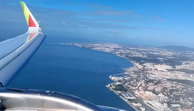 Fly into Lisbon
