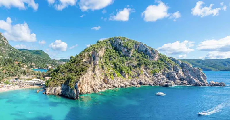 Greek island in October