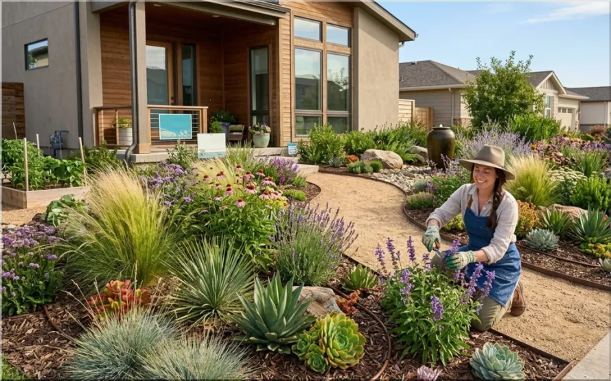 Beautiful Low-Water Garden